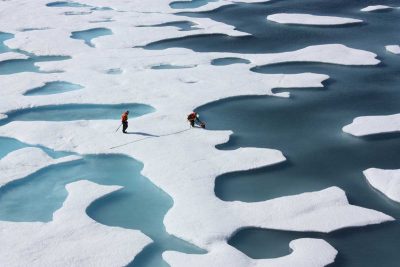 Arctic sea ice shrinks to 2007 level – second lowest level on record
