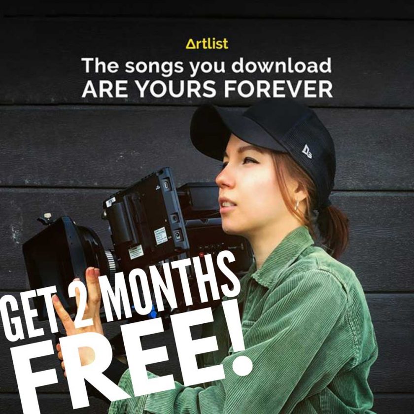 Artlist discount code – get 2 months free