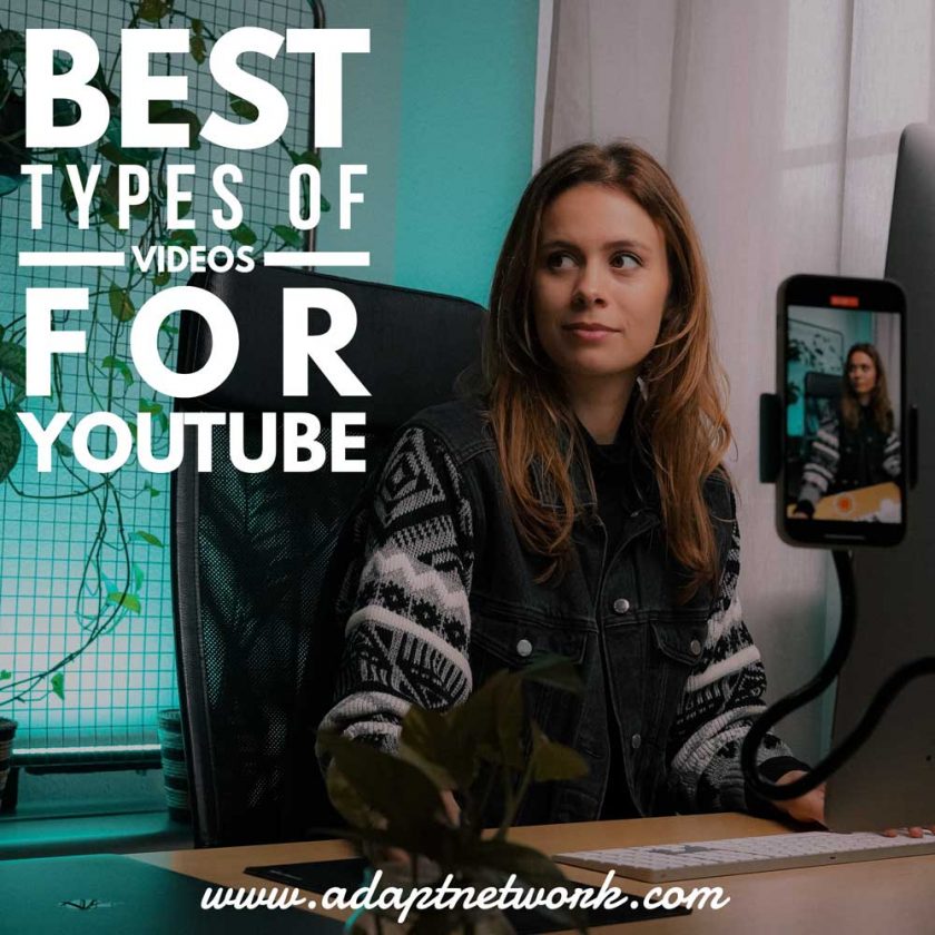 Best types of videos for YouTube Pinterest pin