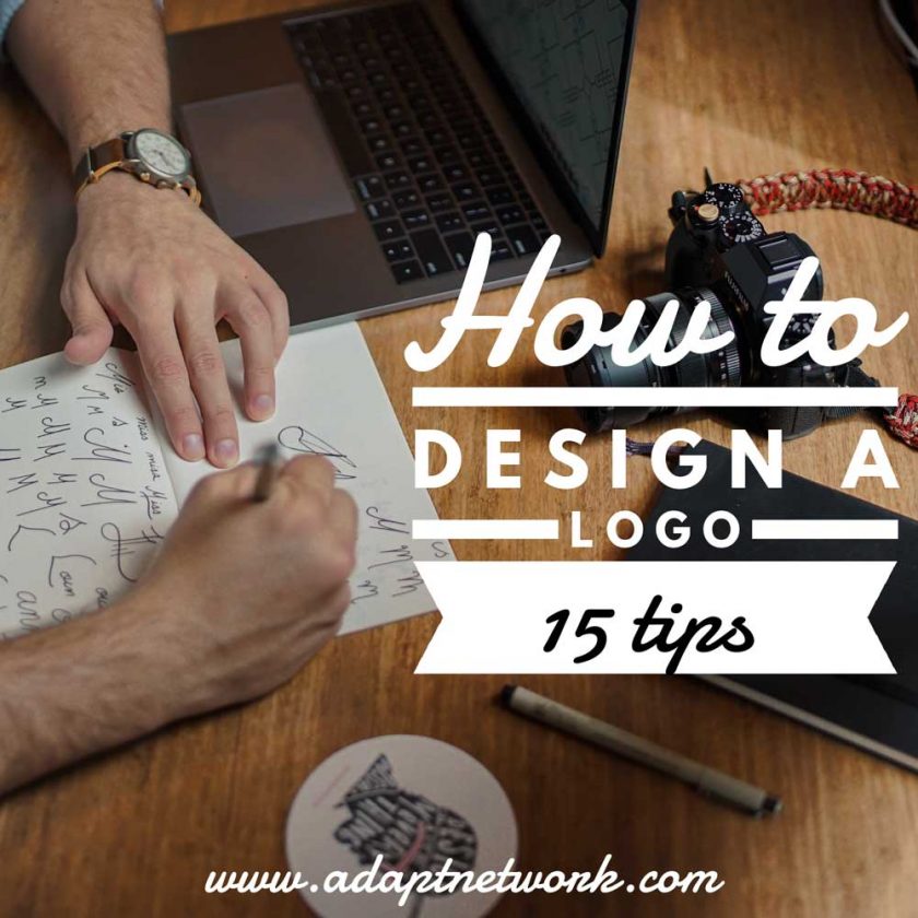 How to design a logo Pinterest pin