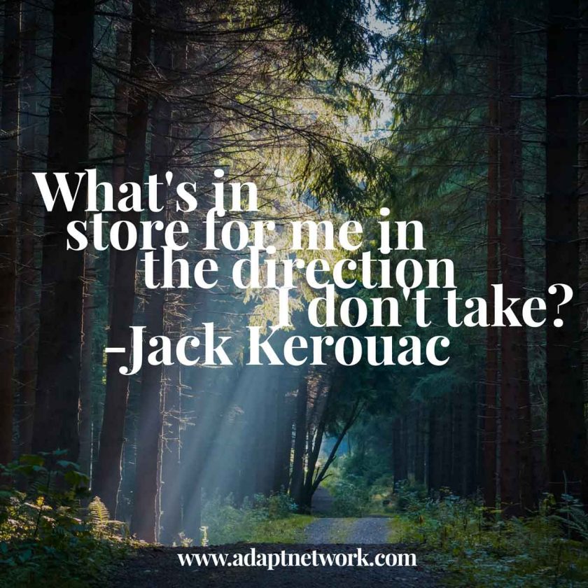 What's In Store For Me In The Direction I Don't Take?" - Inspirational Quotes