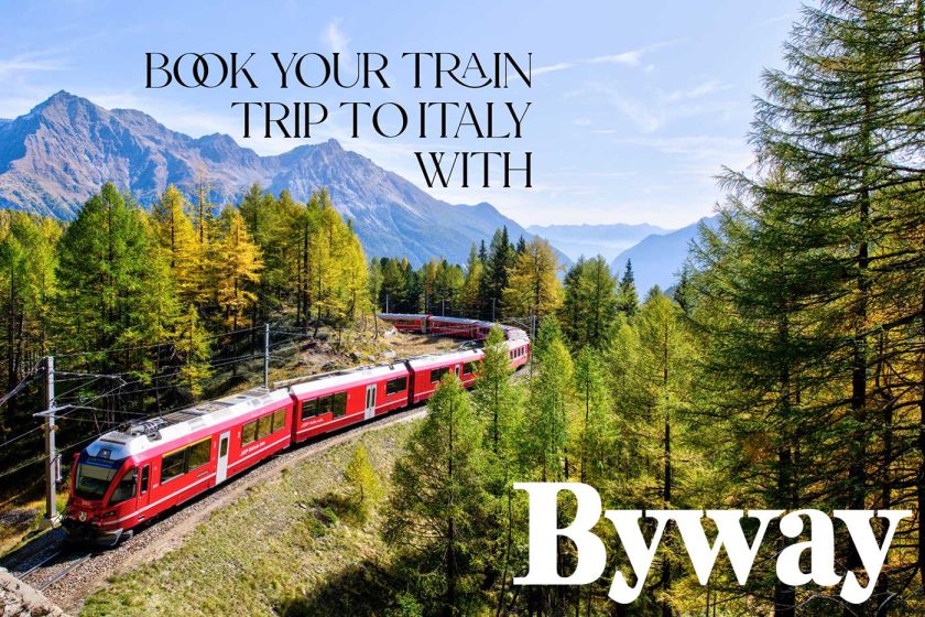 Book your train trip to Italy with Byway