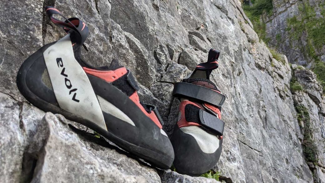 Evolv Geshido Velcro Women's vegan climbing shoe review - Vegan Adventurist