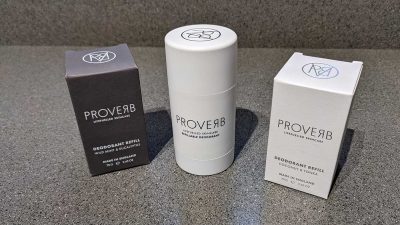 Proverb refillable natural deodorant review