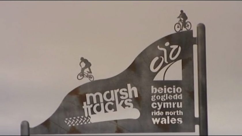Neat looking sign - always a good sign that the track is good. Screenshot from ITV.