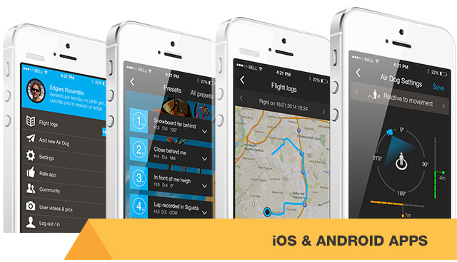 Helico have also developed a smartphone app to provide additional options. Photo from Helico.