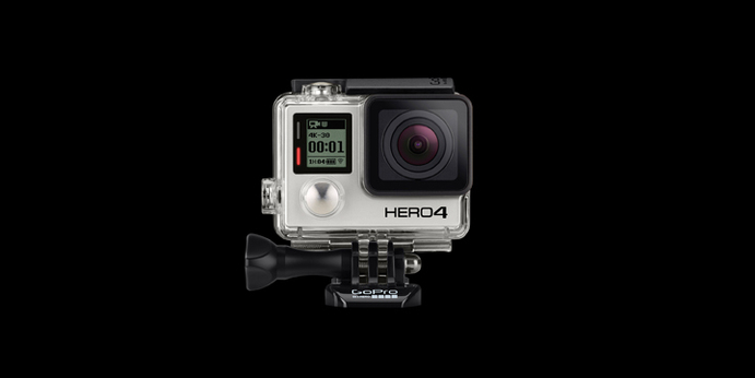 The GoPro Hero4 black. Image from GoPro.