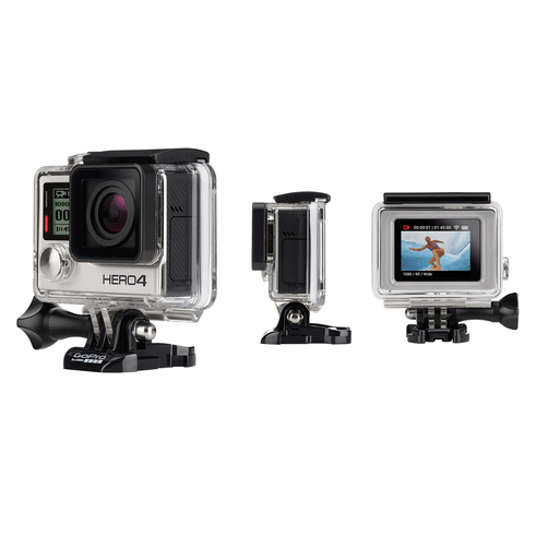The GoPro Hero4 silver stands out with it's touch screen display. Image from GoPro.