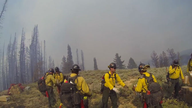 Team work is key. 20 is stronger than 1. The team they do what they can to help their community when they are at home. Photo is a video screen shot.