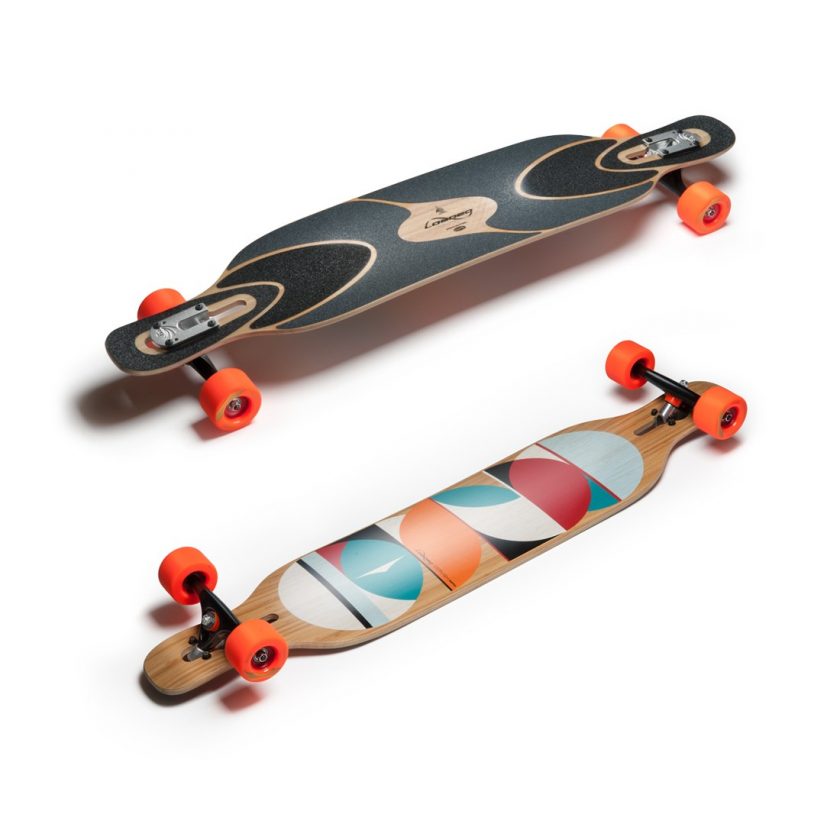 A great board deserves a sick graphic. Photo from Loaded Boards.