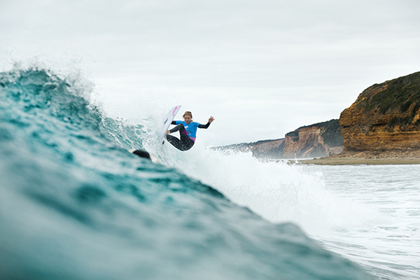 Stephanie Gilmore takes a runner-up finish at the Rip Curl Women's Pro Bells Beach. Image: WSL / Kelly Cestari