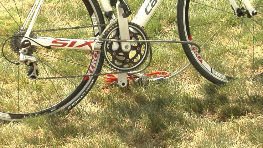 The anchoring/locking system can be taken and used pretty much anywhere. Photo: P-Locks