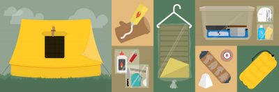 The complete camping packing-list and hack guide