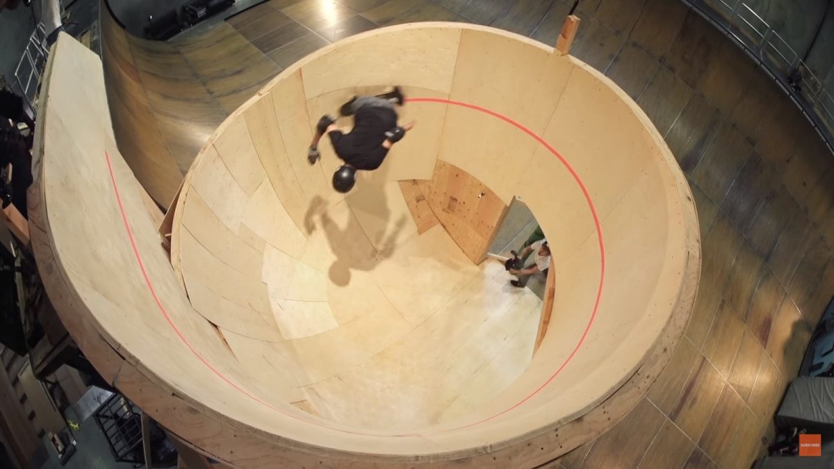 Tony Hawk Shreds A Horizontal Loop