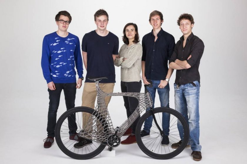 The Arc Bike team, from the Delft University of Technology in the Netherlands.