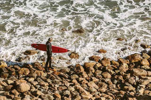 Gauge where the rip current is and where the waves are breaking before getting in the water. Photo: PixaBay