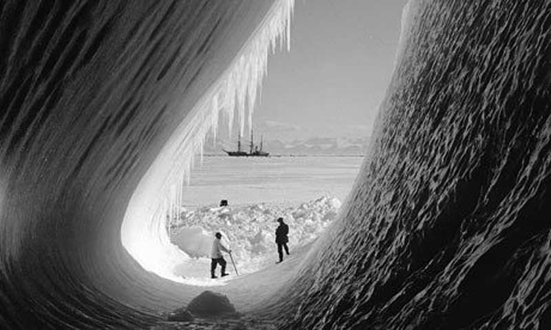 By Herbert Ponting, taken on the expedition Captain Scott and his Terra Nova team made to the South Pole © RGS-IBG