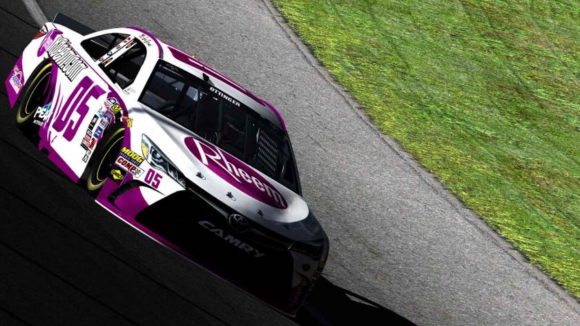 Our traditional Pink Rheem scheme covered the car in the season finale.
