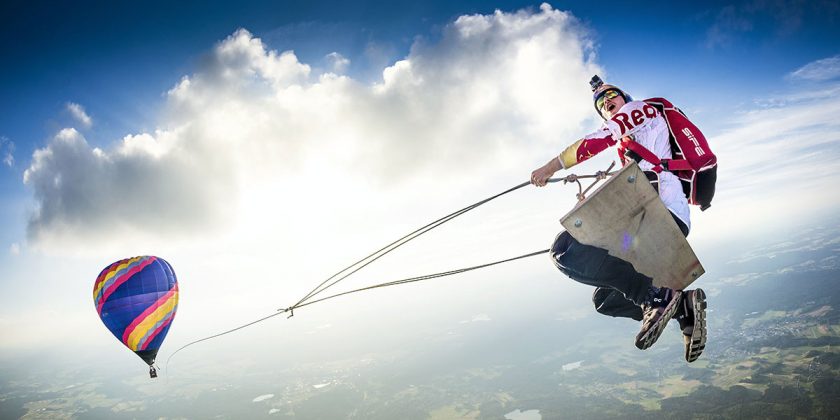 Marco Fürst, Megaswing in Fromberg, Austria. Photo: Philip Platzer, Red Bull Content Pool