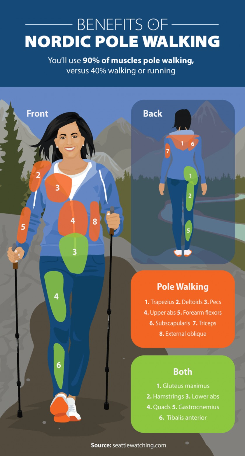 Learn how to use your walking poles and get the most out of them