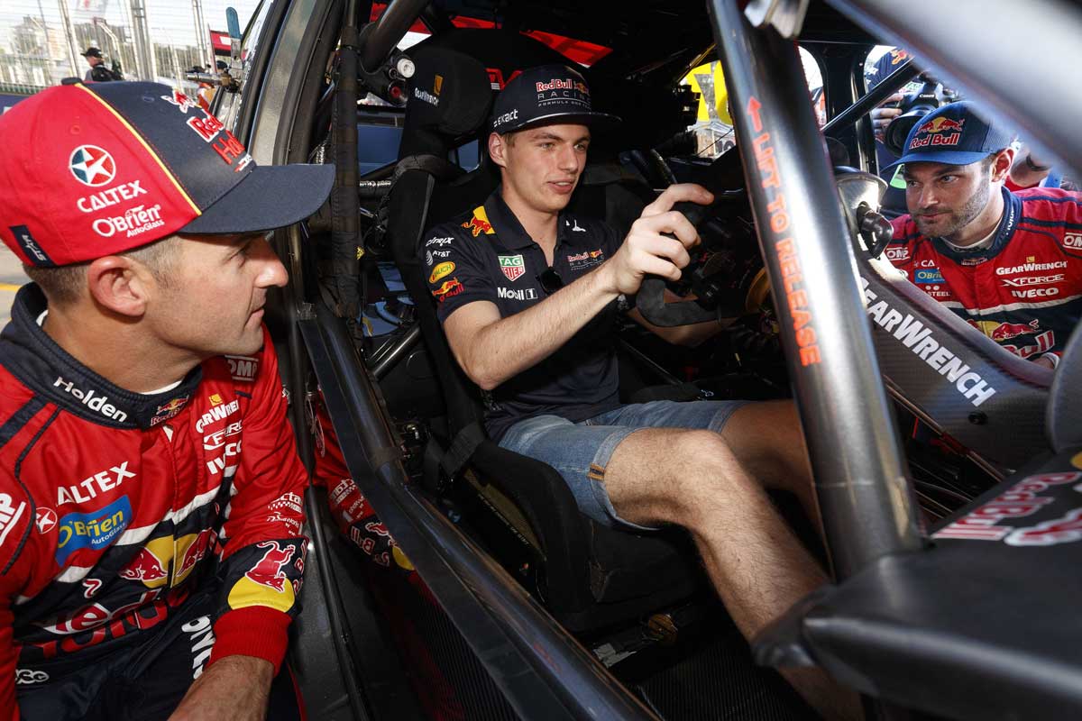 Supercars Star Teaches F1 Driver Max Verstappen How To Heel And Toe
