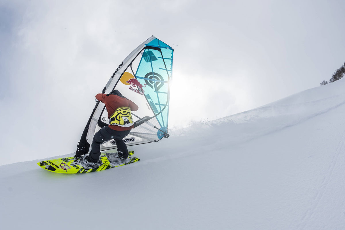 Pro Windsurfer Levi Siver Becomes First Person To Windsurf Down A within The Amazing along with Stunning ski and snowboard show birmingham 2017 regarding House