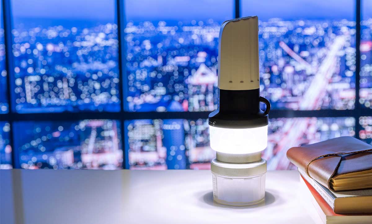 LUME is a lightweight burr coffee grinder that doubles up as a camping