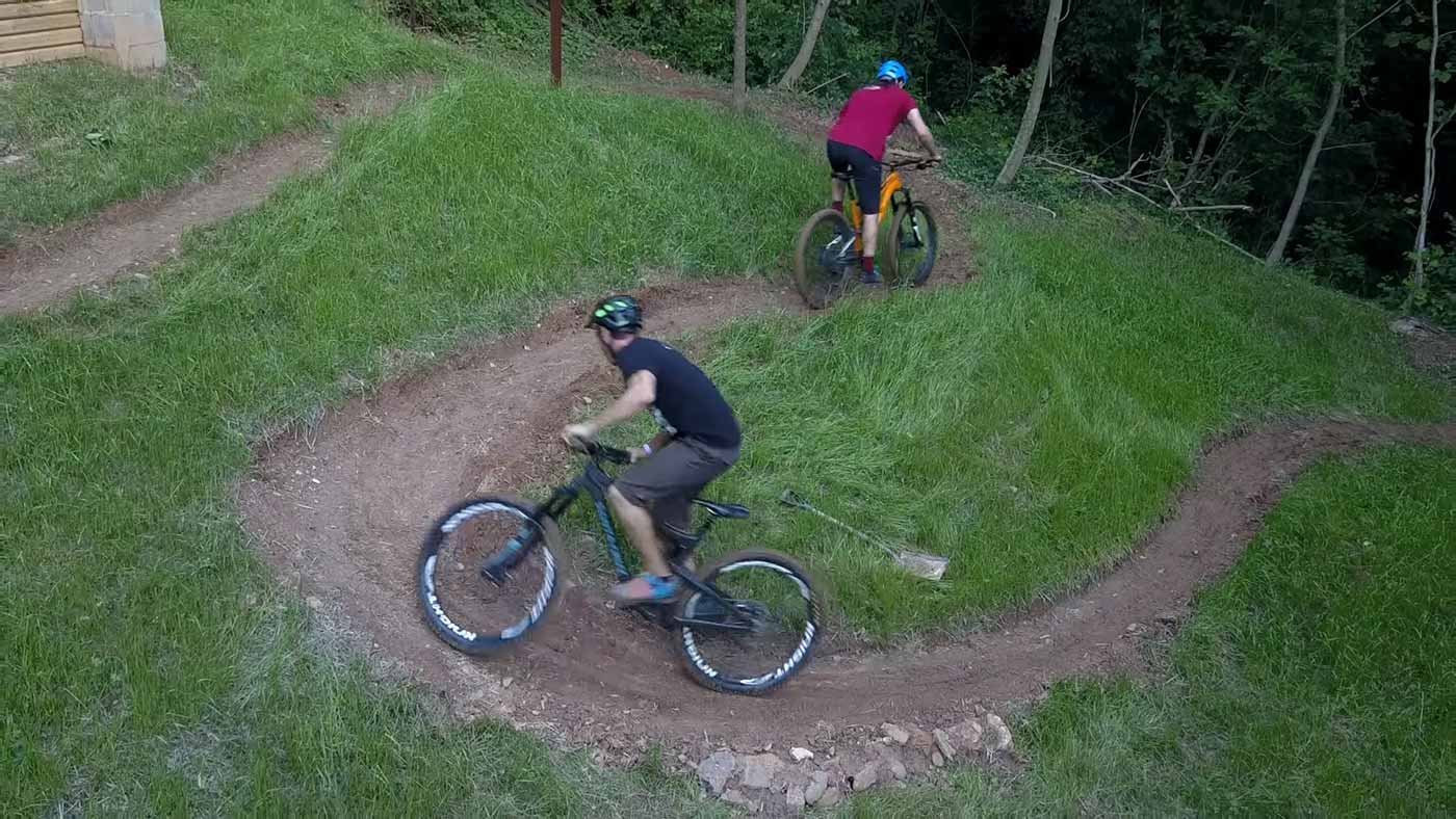 Video Youtuber Builds A Feature Packed Mini Mountain Bike Trail In His Backyard
