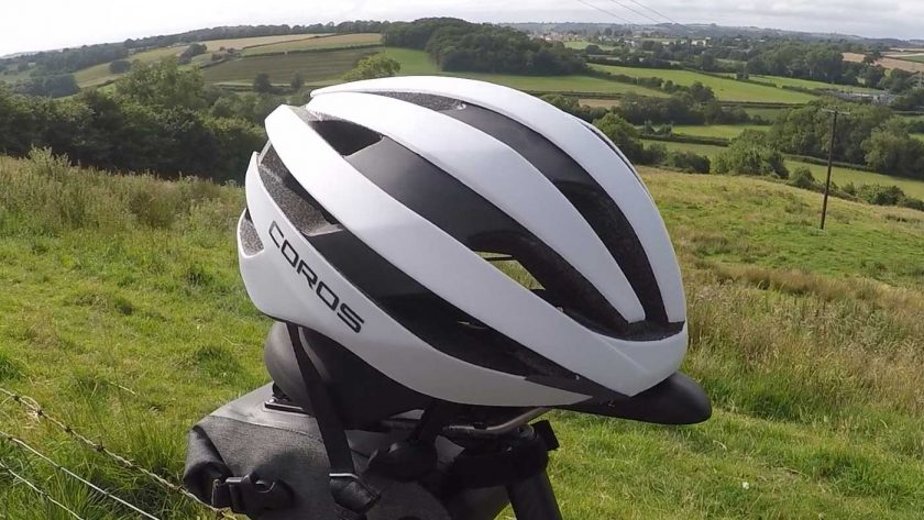 Side view of the Coros SafeSound Road helmet