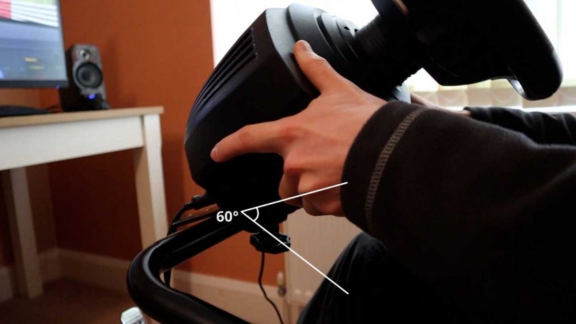 Tilt adjustment of the wheel mount