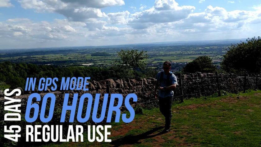 Coros Vertix battery life: 45 days of regular use and 60 hours in GPS mode 