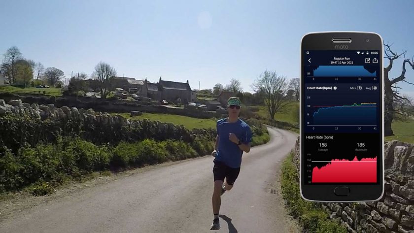 Heart rate data recorded by the Coros Vertix compared to my Garmin Forerunner 45