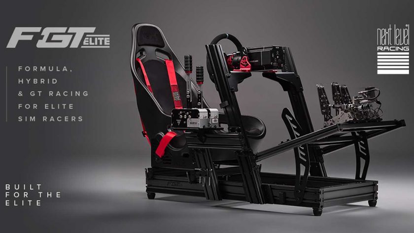 Next Level Racing F-GT Elite aluminium profile cockpit