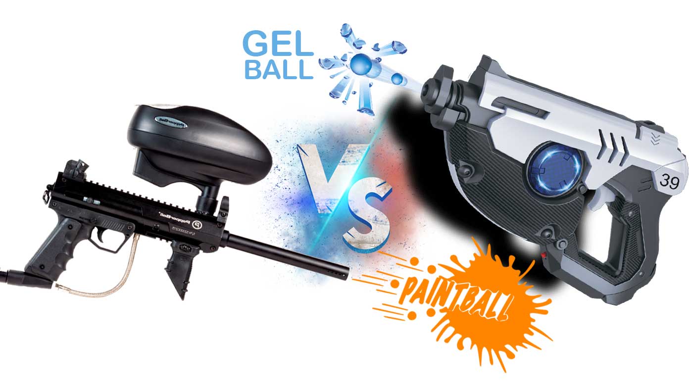 What is gel ball and how is it different to paintball