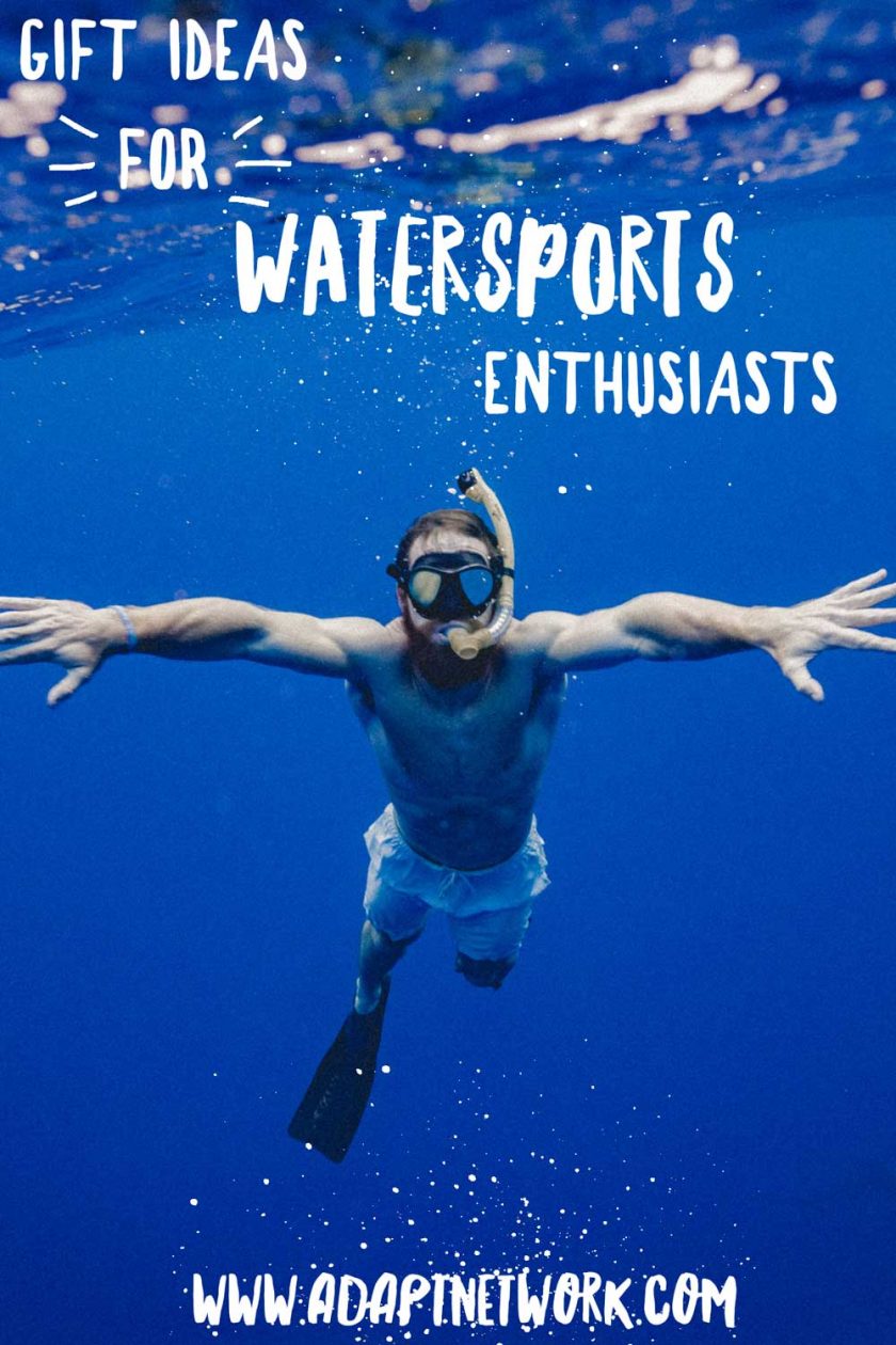 Gift ideas for swimmers, surfers, stand up paddle boarders, kayakers and other watersports enthusiasts.