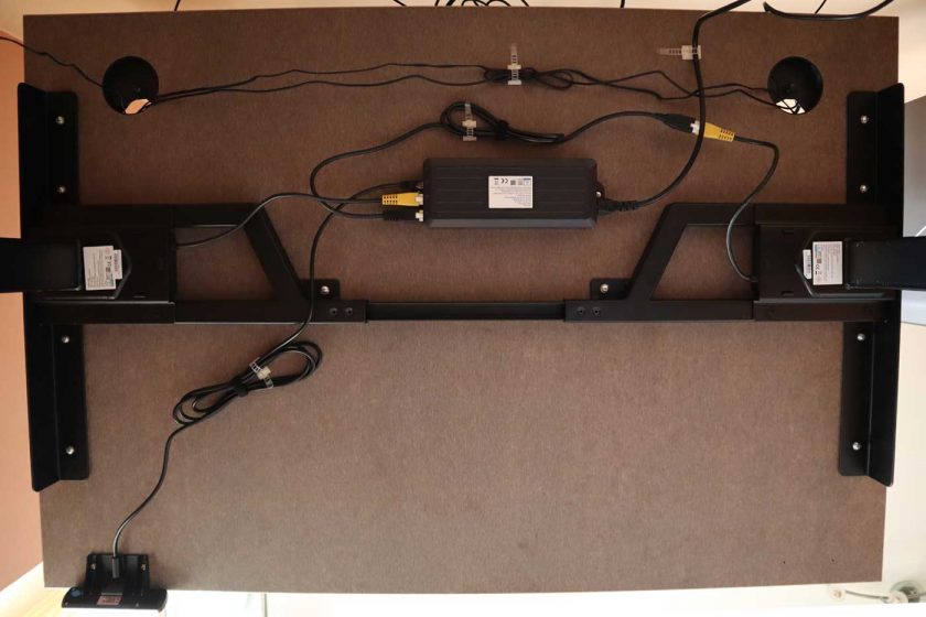 The Remi comes with five adhesive-backed cable clips to help with cable management