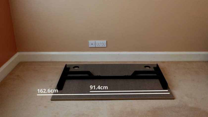 Fully Remi standing desk frame size