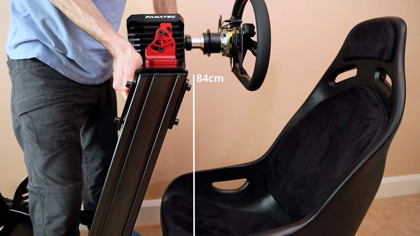 GTELITE RACING SIMULATOR COCKPIT- FRONT AND SIDE MOUNT EDITION