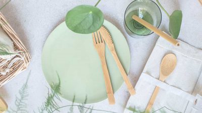 Sustainable bamboo cutlery