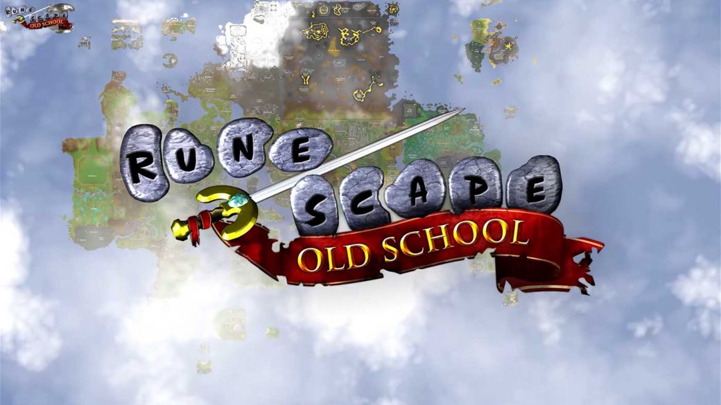 Old School Runescape logo and map