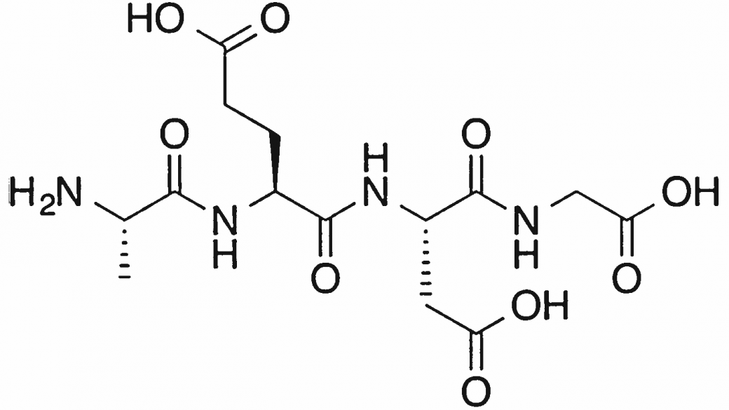 Chemical formula and molecular structure of Epithalon