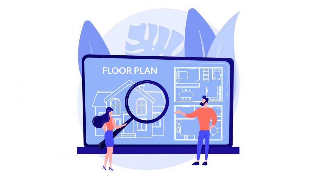 Illustration showing how to sell real estate online