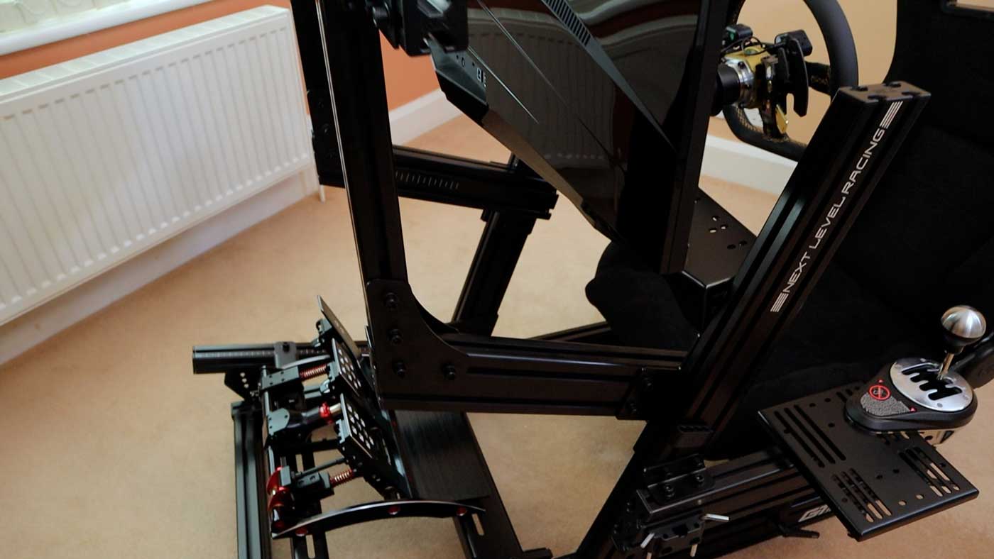 Next Level Racing Elite direct monitor mount profile