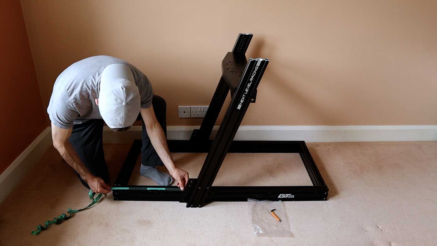 Measuring the position of the GT Elite wheel mount uprights to avoid scewing