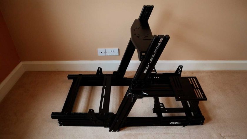 Next Level Racing GT Elite cockpit fully assembled