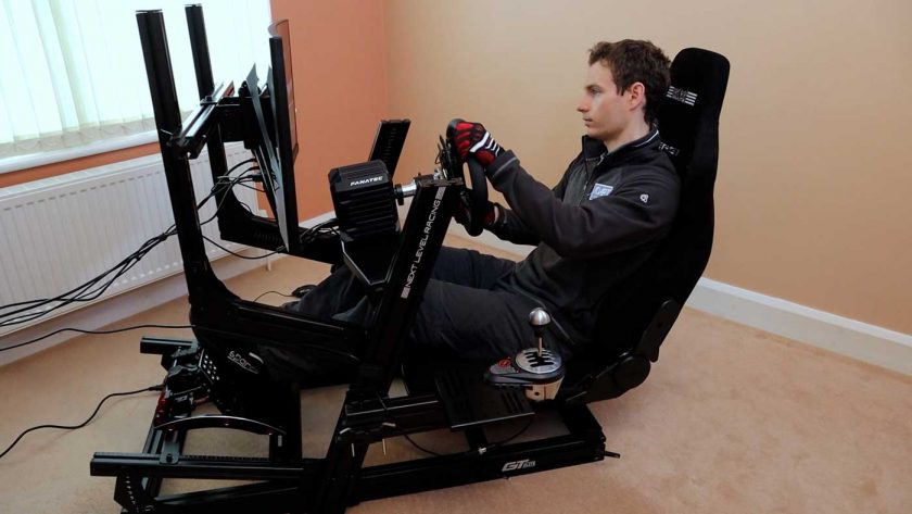 Next Level Racing GT Elite cockpit GT driving position