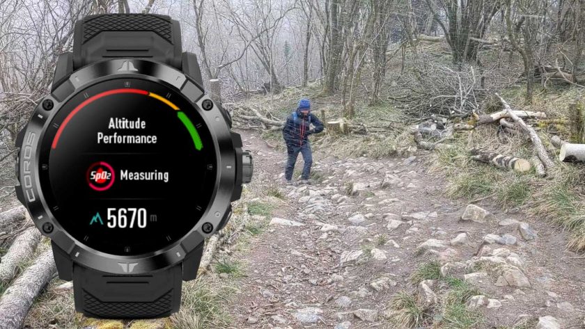 Using the Coros Vertix 2 altitude performance mode while hiking