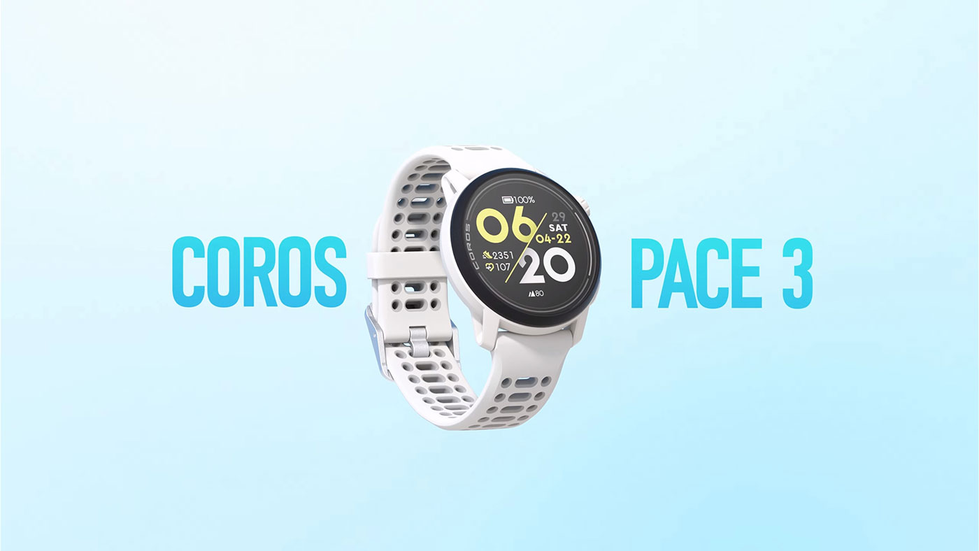 COROS PACE 3 Sport Watch GPS, Lightweight and Comfort, 24 Days Battery  Life, Dual-Frequency GPS, Heart Rate, Navigation, Sleep Track, Training  Plan
